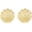 Sea shell, variant on Gold Statement Earrings for Women Trendy, Chunky Gold Earrings Big Shell Wings Textured Dome Earrings Drop Earrings Hypoallergenic Earrings Lightweight Dainty Vintage Jewelry Gift[w1319]