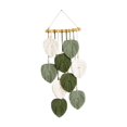 thumbnail image 3 of Tapiz de macramé con hojas tejidas para colgar en la pared, decoración de pared, arte bohemio hecho a mano, tapiz de macramé para apartamento, sala de, 3 of 9