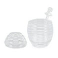 thumbnail image 3 of Bee Shape Honey Pot, Transparent Honey Pot Food Grade  For Kitchen, 3 of 8