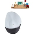 thumbnail image 5 of 75'' Streamline N953BNK Freestanding Tub and Tray With Internal Drain, 5 of 13