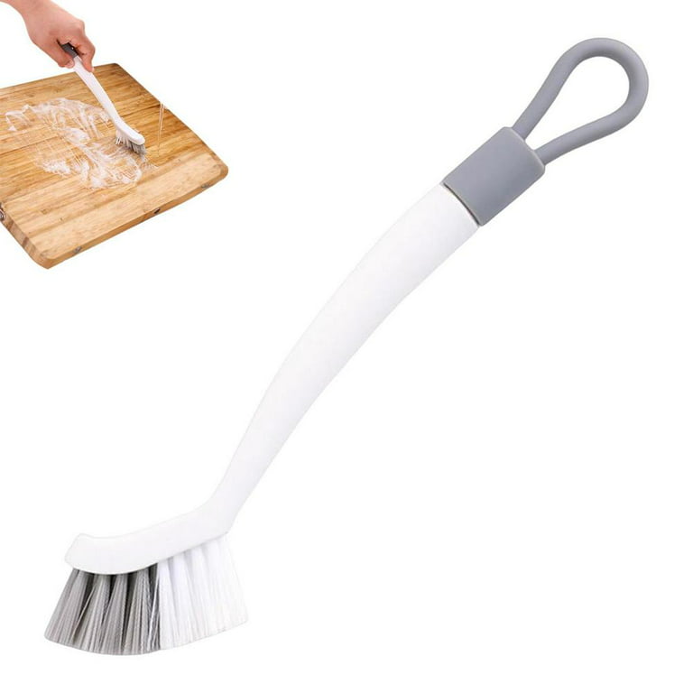 4Pcs Gap Cleaning Tools Hand-held Window Groove Brush Kit - White