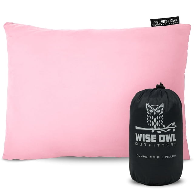 Almohada de Camping Wise Owl Outfitters de Espuma Viscoelástica para Viaje