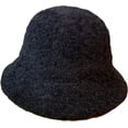 thumbnail image 4 of CoCopeaunts Women Bucket Hat Warm Wool Knitting Basin Hat Autumn Winter Fashionable Plush Fisherman Hat Thickened for Outdoor, 4 of 8