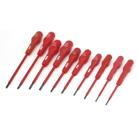 Round Shaft 3mm 4mm 5mm 6mm Magnetic Tip Slotted Phillips Screwdriver ...