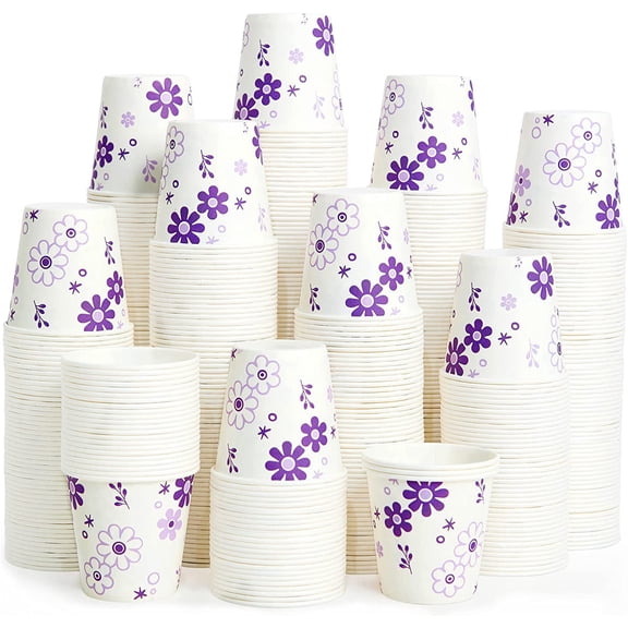 [300 Pack] 3oz Disposable Bathroom Cups, for BBQ, for Travel