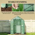 thumbnail image 2 of Outsunny 10' x 10' Replacement Mesh Sidewall Netting for Patio Gazebos and Canopy Tents with Zippers (Sidewall Only), Beige, 2 of 7