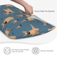thumbnail image 5 of Easygdp French Bulldog Yoga Envelope Closure Pillowcase - 20x36in, Queen Pillowcase, Breathable, Stain-Resistant, Wrinkle-Free, 5 of 9