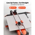 thumbnail image 6 of VEVOR 39.4-Inch Manual Tile Cutter, Upgraded Sliding Head Cutting Tool with Spring-Loaded Base, Angle Fence, Tungsten Carbide Cutting Wheel, Alignment Guide, for DIY Pros, Ceramic, Floor, Wall Tiles, 6 of 9