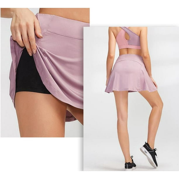 Pleated Tennis Skirts for Women with Pockets Shorts Athletic Golf