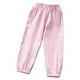 thumbnail image 1 of Odeerbi 1-8 Años Niños Niñas Pantalones de Chándal de Algodón Workout Athletic Sports Jogger Pantalones Color Sólido Cintura Media Joggers Sueltos, 1 of 8