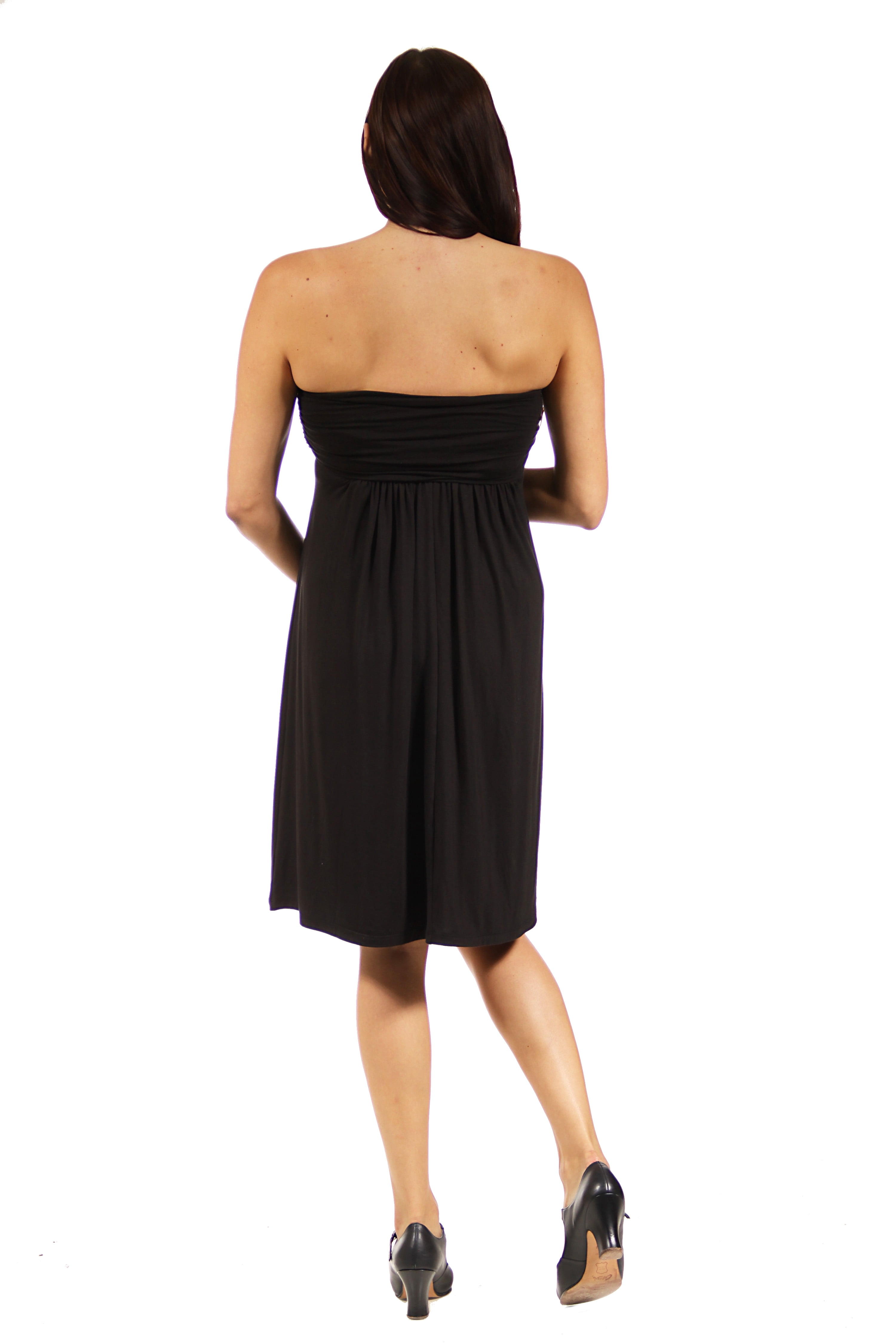 24/7 Maternity Women's Strapless Dress