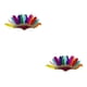 thumbnail image 2 of Tocado de plumas elegante Bewildely 2Conjunto Multicolor 50x23 cm, 2 of 6