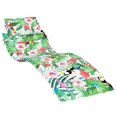 thumbnail image 1 of Cojín para Tumbona vidaXL Multicolor Verde/Rosa en Tela Oxford, 1 of 8