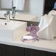 thumbnail image 3 of GOOHOCHY Jabonera de cerámica con forma de elefante, bonita jabonera de cerámica, jabonera para lavabo de inodoro., 3 of 8