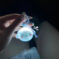 thumbnail image 2 of LLavero de iluminación Kawaii Sanrio Cinnamoroll, colgante de mochila, decoración de Anime de dibujos animados, regalo de adorno de bolsa de muñeca creativa Fivean unisex, 2 of 2