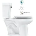 thumbnail image 1 of Kojooin Universal Height Siphonic Flush Toilet, 12” Rough-In, White, 1 of 7