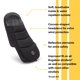 thumbnail image 3 of Accesorio para cochecito Bugaboo, para todas las estaciones, color negro medianoche, 3 of 8