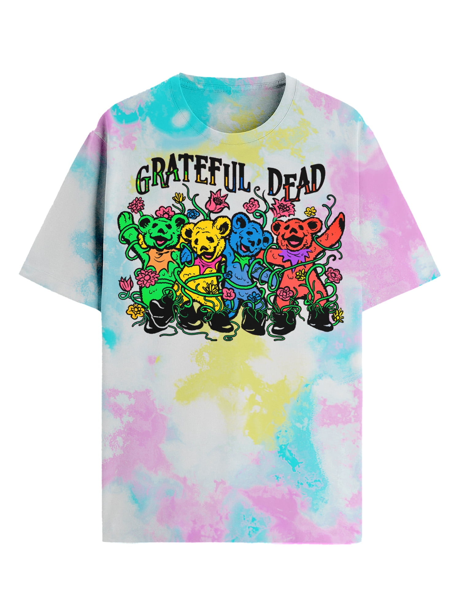 The Grateful Dead Men's Vintage Graphic Tee, Dancing Bear, S-3XL