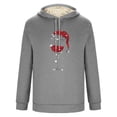 thumbnail image 4 of Sudadera con capucha para hombre, informal, a la moda, con estampado, de manga larga, con bolsillo, de poliéster, 4 of 5