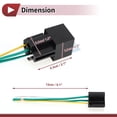 thumbnail image 4 of Relé Automático de 4 Pines 12V 80A para Bombas de Combustible y Motores de Ventanas, 4 of 6