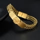 thumbnail image 2 of Pulsera para hombre de acero inoxidable con acabado dorado, 2 of 4