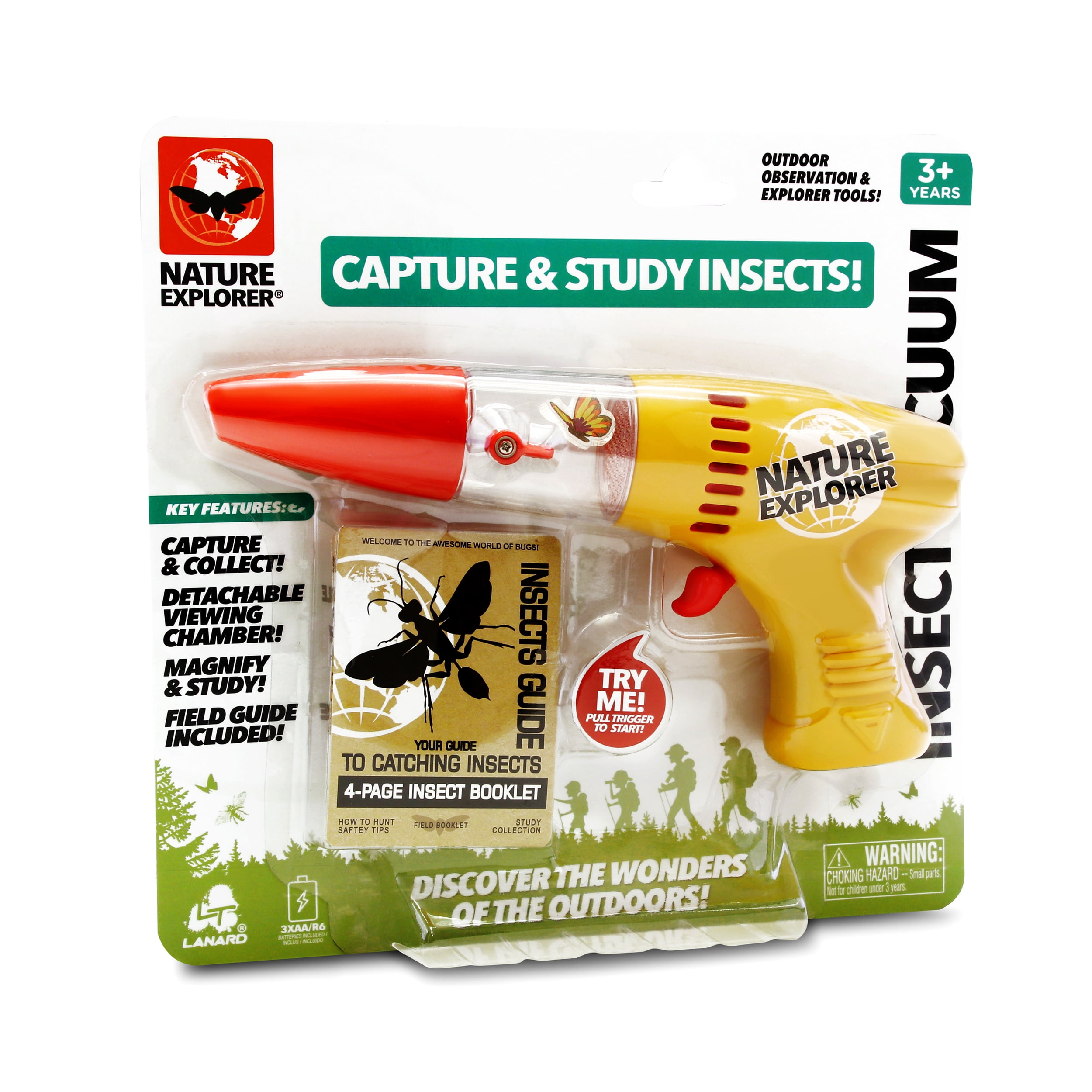 Lanard Nature Explorer Battery Op Insect Vacuum - Age Group 3 Years and up