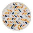 thumbnail image 3 of Unique Loom Aruba Outdoor Collection Area Rug - Oranjestad (5' 3" Round Gray/Ivory), 3 of 7