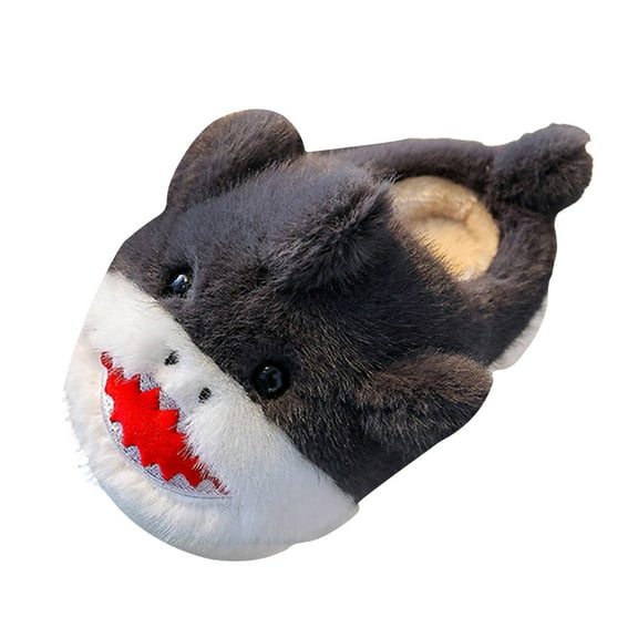 HCNTES Girls Toddler Slippers Boys House Shoes for Little Kids Cute with Bunny Design Plush Indoor Slippers,Sizes 1