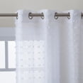 thumbnail image 2 of Better Homes & Gardens Clipped Pom Pom Window Curtain Panel, Set of 2, 2 of 5