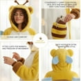 thumbnail image 3 of Oversized Kawaii Hoodie Pajamas for Women Cozy Cute Animal Design,Large Pockets for Home, 3 of 6