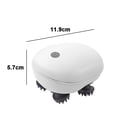 thumbnail image 2 of Masajeador portátil para mascotas para perros y gatos - Masajeador eléctrico para perros y gatos - Rascador de cabeza y espalda, color blanco, 2 of 5