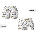 thumbnail image 5 of Lsque Dachshund Dog Puppy Pattern High Waisted Biker Shorts for Women-Tummy Control Fitness Athletic Workout Running Yoga Gym Shorts,Moisture-Wicking-, 5 of 9