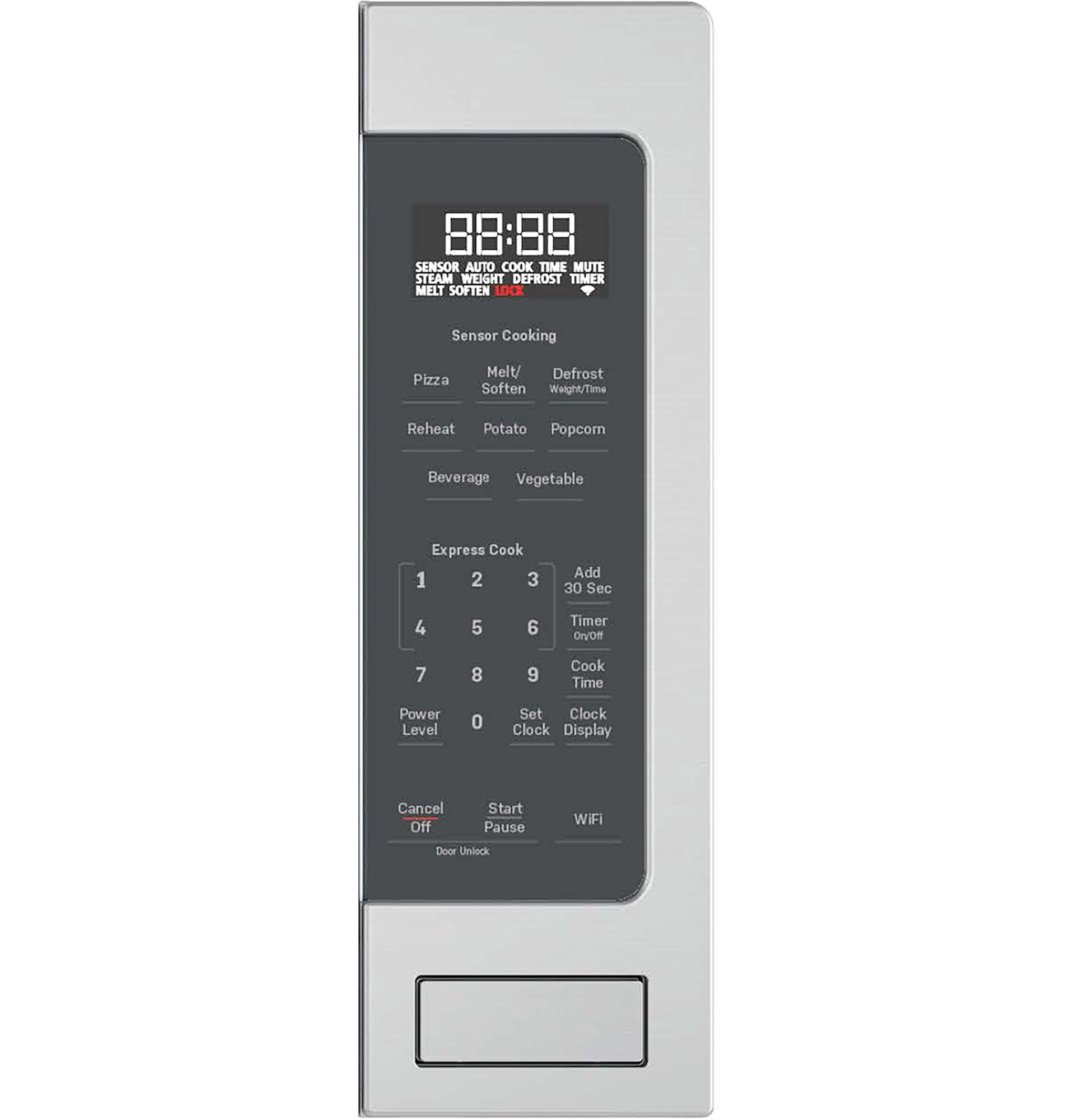 Ge Profile PCST22U1WSS 25" Wide 2.2 Cu. Ft. 1100 Watt Countertop Microwave - Stainless