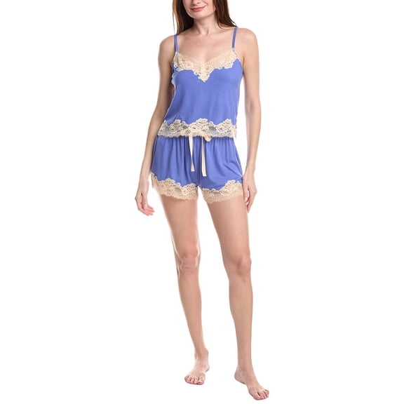 Honeydew womens  2pc Dream On Cami & Shortie Pajama Set, m, Blue