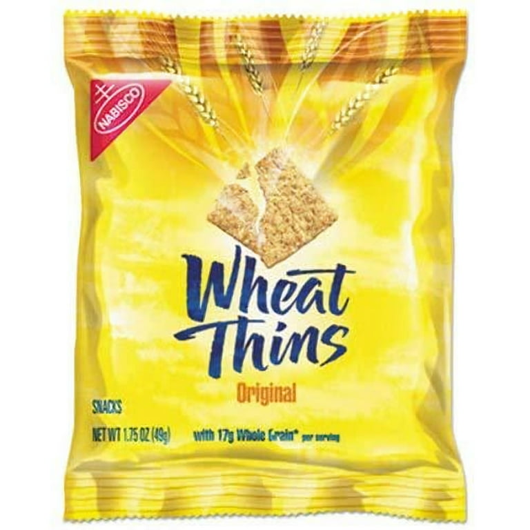 Wheat Thins Crackers, Original, 1.75 oz Bag, 72/Carton Wheat Thins Crackers, Original, 1.75 oz Bag, 72/Carton