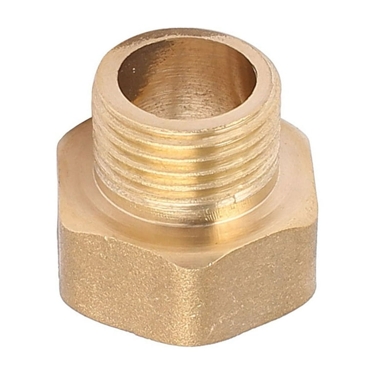 3/4 Female to 1/2 Male Thread Hex Reducing Nipple Connector Brass Fittings  