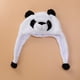 thumbnail image 2 of Adorable gorro de peluche de animal para esquiar en invierno, con orejeras de panda para niños y adultos (blanco), 2 of 8