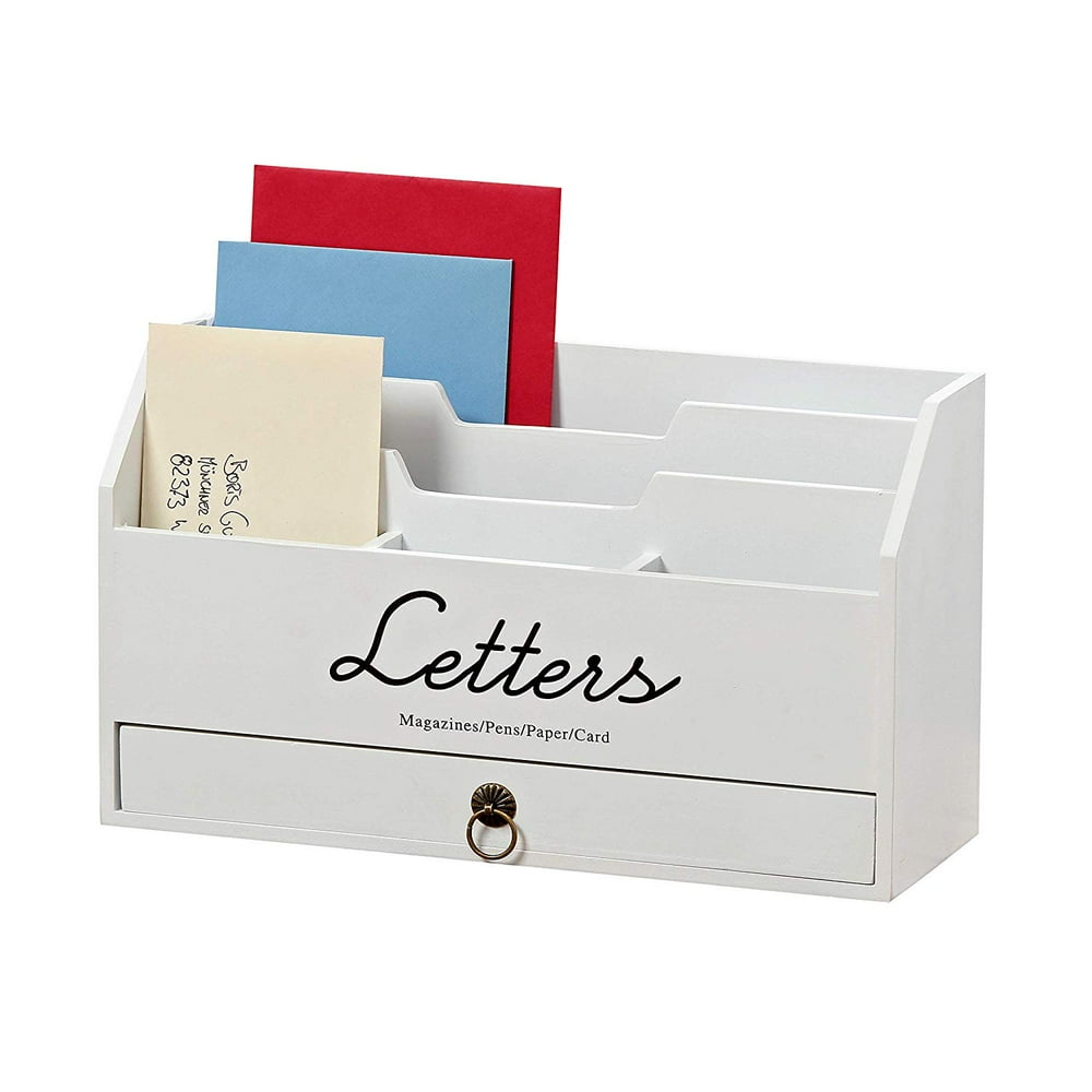 Mail and Letters Desk Top Organizer, Envelope holder, Compartment