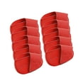 thumbnail image 4 of xinxixnxx Golf Head Covers PU Portable Protector for Athlete Travel Golf Training Red Large, 4 of 9