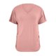 thumbnail image 3 of Gibobby Camisa Elegante Para Mujer Camisetas de manga corta para mujer, camisetas holgadas de tamaño con cuello en V a la moda, blusas casuales sólidas（Rosa， L), 3 of 5