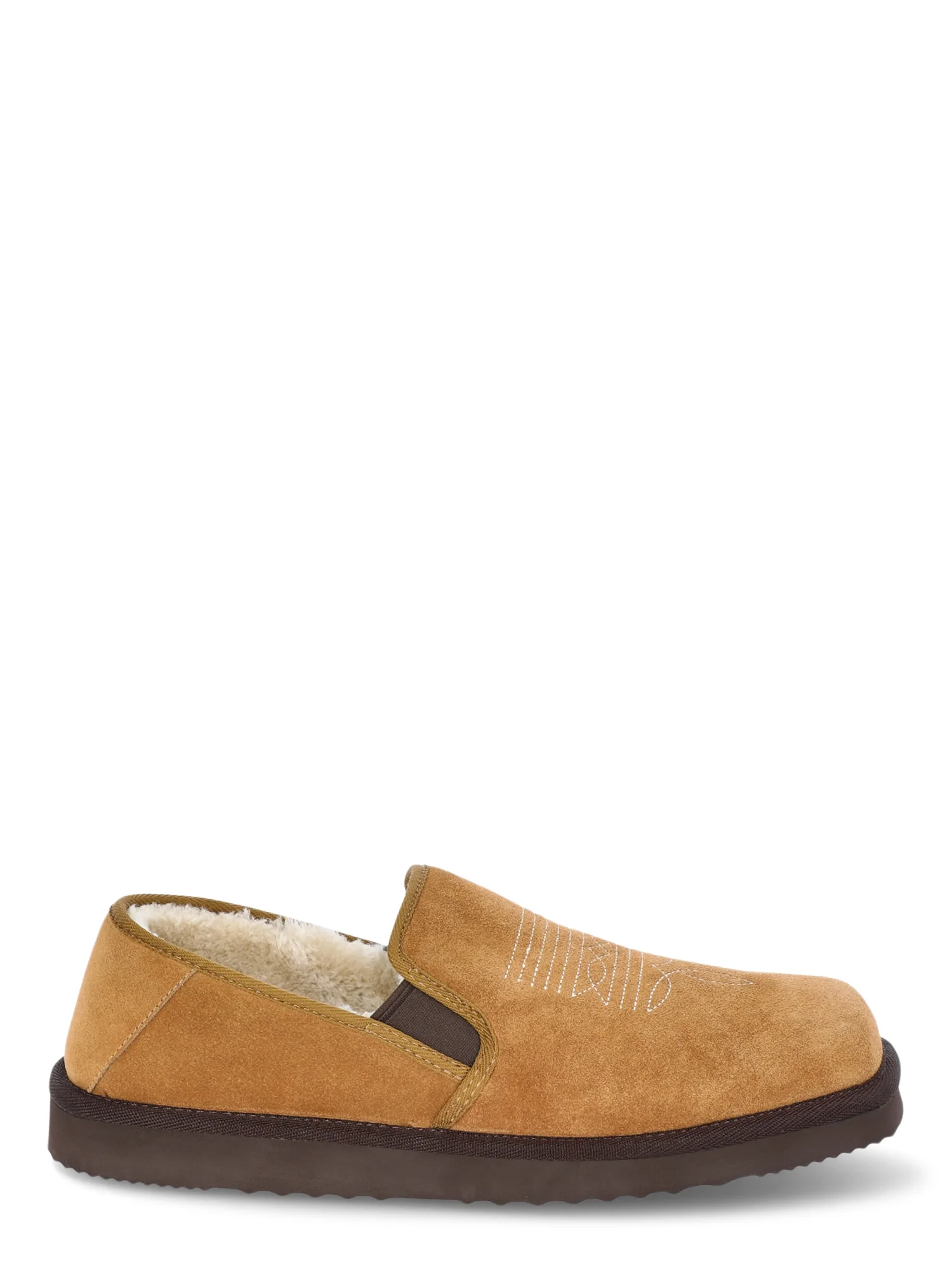 GEORGE MEN`S WESTERN SLIPPER GENUINE SUEDE