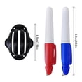 thumbnail image 3 of Golf Ball Liner Triple Line with 2 Marker Pen Color Blue Red Putting Position Aids Line Marker Drop Ship Set R, 3 of 6