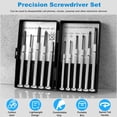 thumbnail image 3 of 11 Pcs Small Precision Screwdriver Set, Tiny Screwdriver Set, Mini Screw Driver Kit with Slotted and Phillips Heads, Ideal for Watch, Eyeglasses, Toys, Electronics, Computer Repair, 3 of 6