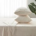 thumbnail image 7 of Flannel Sheets Twin Size White - Super Soft Fleece Sheets Set Fluffy Extra Plush, 3 Piece(Include Fitted Sheet, Flat Sheet, 1 Pillowcase), 7 of 7