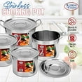 thumbnail image 5 of Alpine 4-Piece Stainless Steel Stock Pots, 5 of 8