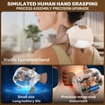 thumbnail image 4 of Bionic Heated Massager, Portable Shiatsu Neck and Back Massager, Electric Deep Tissue 4D Kneading Massage, Simulated Human Hand Design for Pain Relief and Muscle Relax (Beige), 4 of 6