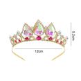 thumbnail image 2 of mujer corona tiara niña princesa reina tiara señoras decoración Adepaton CPB-DE-LYY1025-4, 2 of 5
