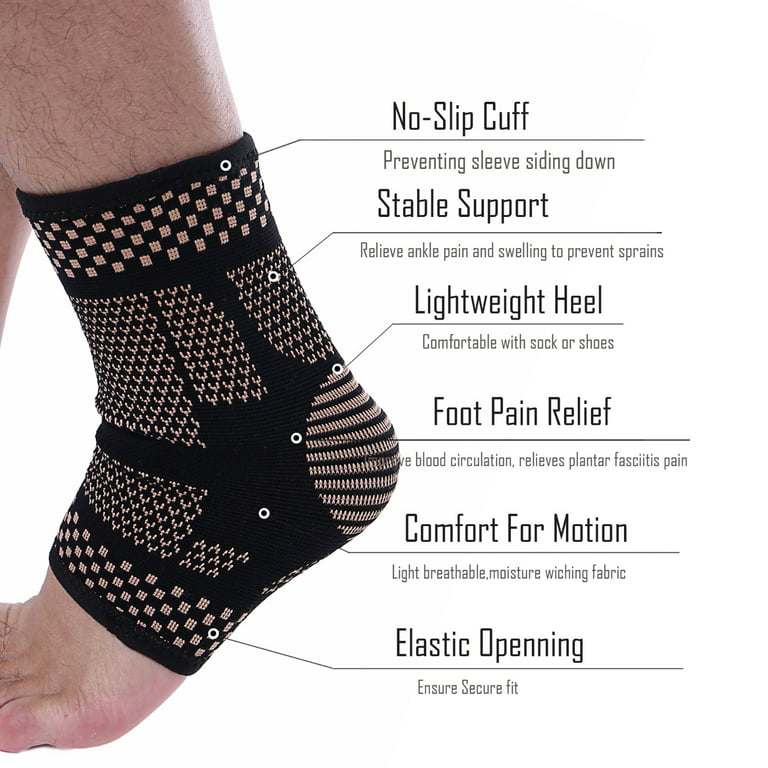 SPOTBRACE Long Leg Compression Sleeve For Men,Leg Brace Knee Brace Knee  Support For Knee Pain Relief, Running,Arthritis, ACL