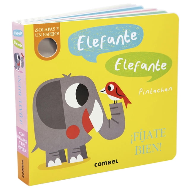 Libro Combel Elefante con solapas y espejo 9788491017615