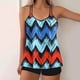 thumbnail image 1 of Traje de baño de 2 piezas para mujer, trajes de baño para mujer, traje de baño de verano de talla grande con estampado, bikini, traje de baño dividido para mujer, traje de baño de poliéster, 1 of 5
